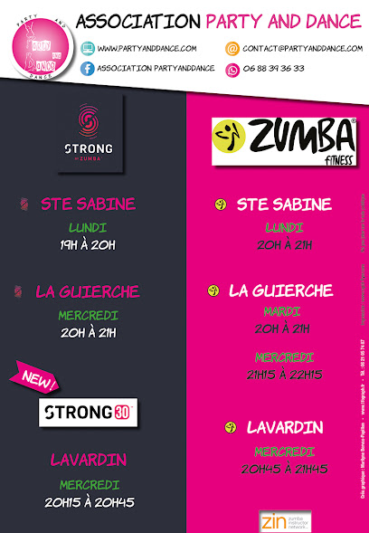 Zumba Et Strong Nation Avec Fit By Partyanddance, Salle De Gym & Fitness à Saint-Jean-d'Assé
