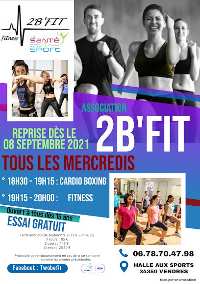 Association 2B'FIT, Salle de Gym et Fitness à Vendres
