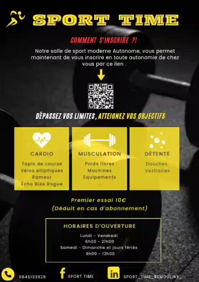 Sport Time, Salle de Gym et Fitness à Remoulins